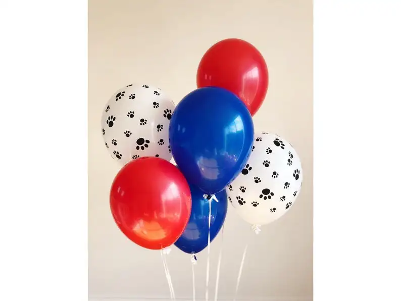 

Paw Balloon Garland Kit 29pcs/lot Hot Cartoon Dog Globoswith 16 inch Number Balloon Birthday Party Decorations Kids Toys
