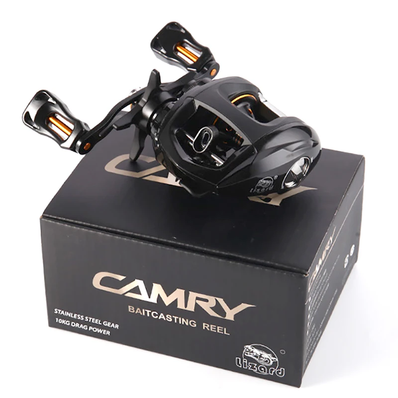 

High Speed 6.3:1 Gear Ratio Baitcasting Fishing Reel 10KG Drag Power Baitcasting Reel Metal Spool Fishing Reels Coil