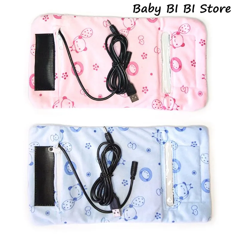 

Visual USB Portable Milk Warmer Travel Baby Bottle Cover Heating Blanket Insulating Thermostat Warming Case