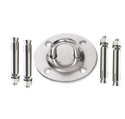 ceiling mount 360 Вращающийся якорь оборудование для скалолазания поворотный карабин Йога банджи тренировочные аксессуары ротатор Вращательный соединитель каната - Цвет: ceiling mount