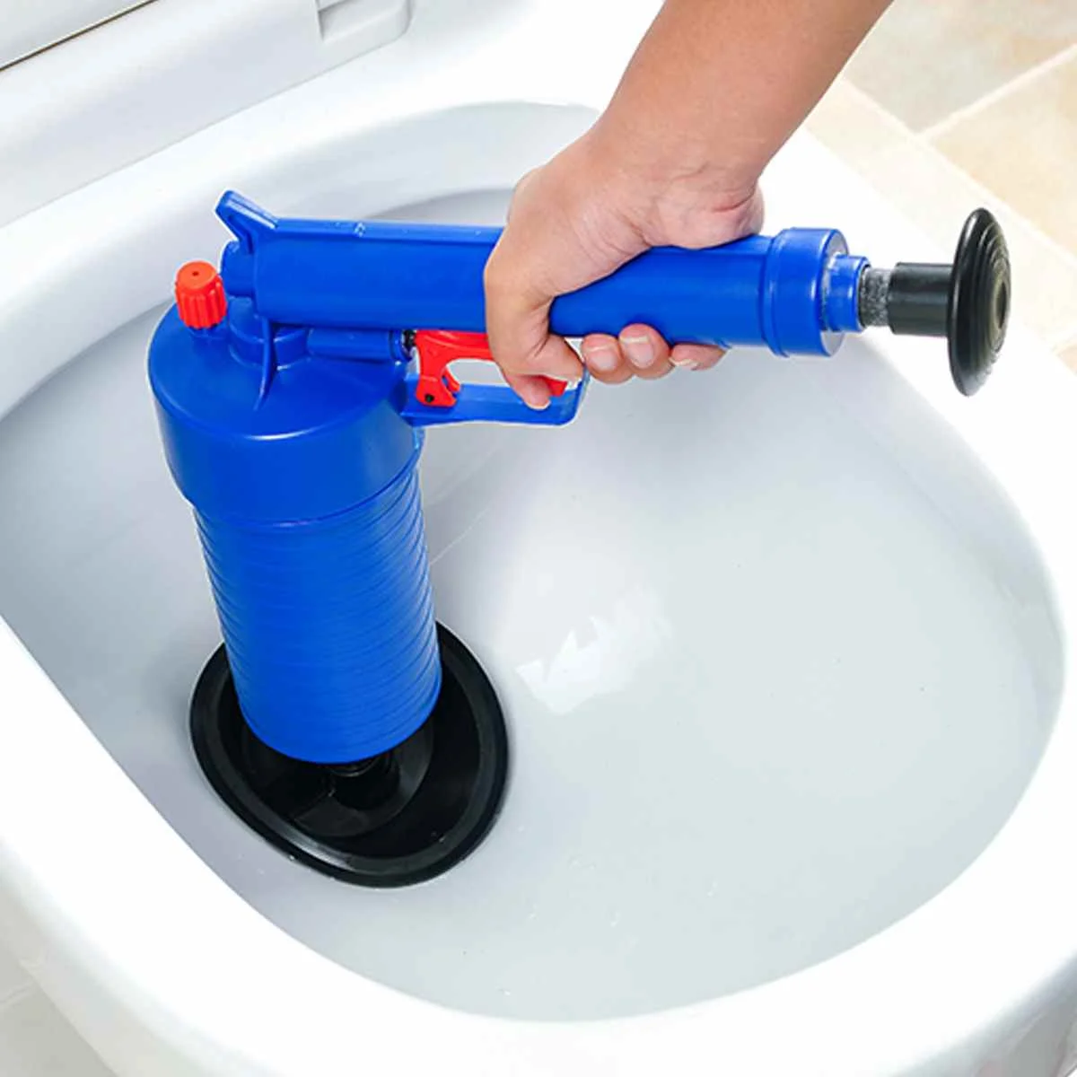 

Air Power Drain Blasters Guns Home High Pressure Plunger Sink Pipe Clog Remover Toilet Bathroom Kitchen Cleaner Pump