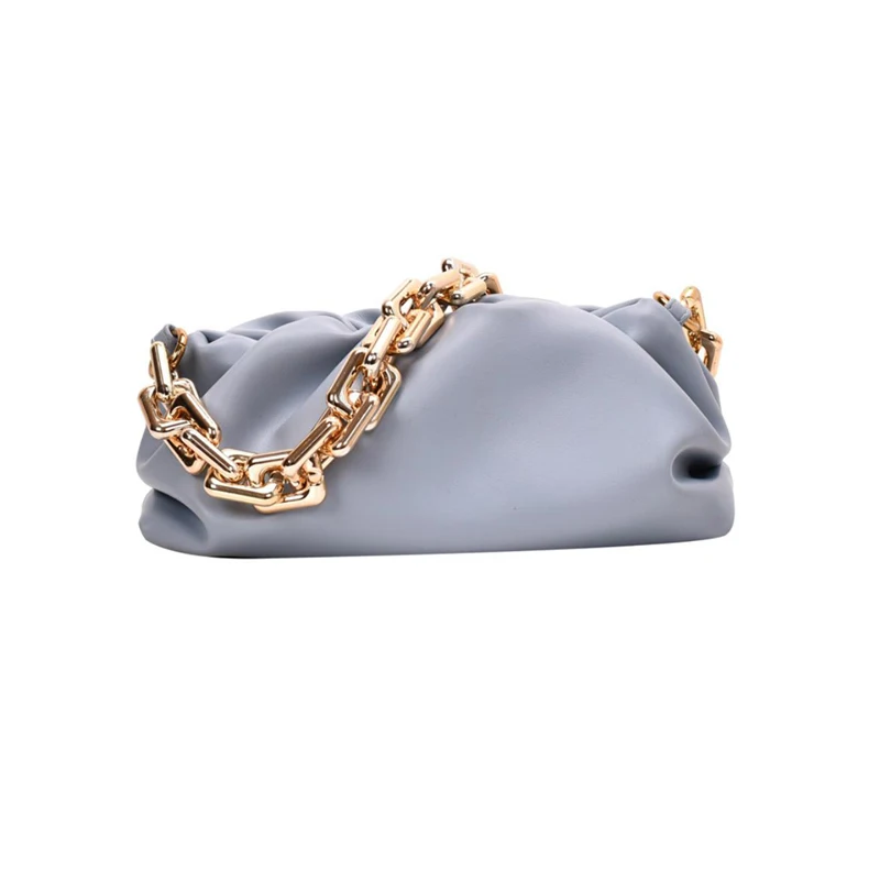 

2021 New Designer Handbags Women Fashion Casual White Cloud Bag Thicken Chain Women Purse Luxurious Crossbody Bag For Women