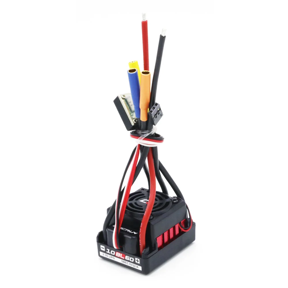 Безсенсорные бесщеточные контроллеры скорости Hobbywing QuicRun-WP-10BL60 60A ESC для