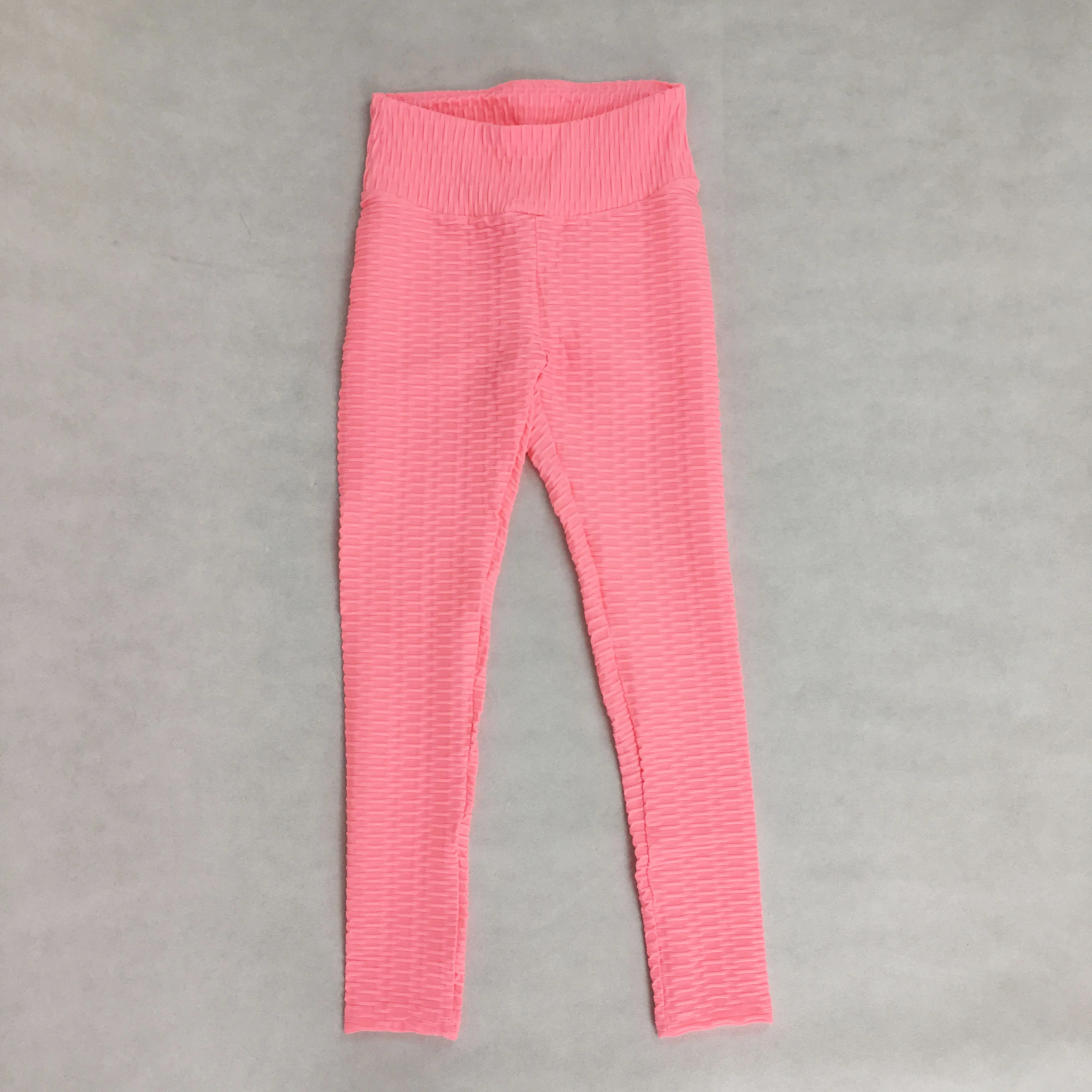 Женские жаккардовые текстурированные дышащие леггинсы для фитнеса модные