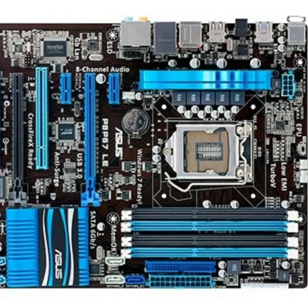 

Original P67 H67 motherboard para ASUS P8H67 P8P67 DDR3 I7 CPU LGA 1155 para I3 I5 USB3.0 32GB de Desktop Motherboard