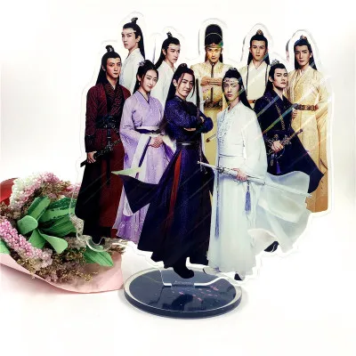 2-7 Grandmaster of Demonic Cultivation брелок Lan Wangji Wu Wuxian модная новинка Персонализированная акриловая цепочка для ключей ювелирные изделия - Цвет: 2-7