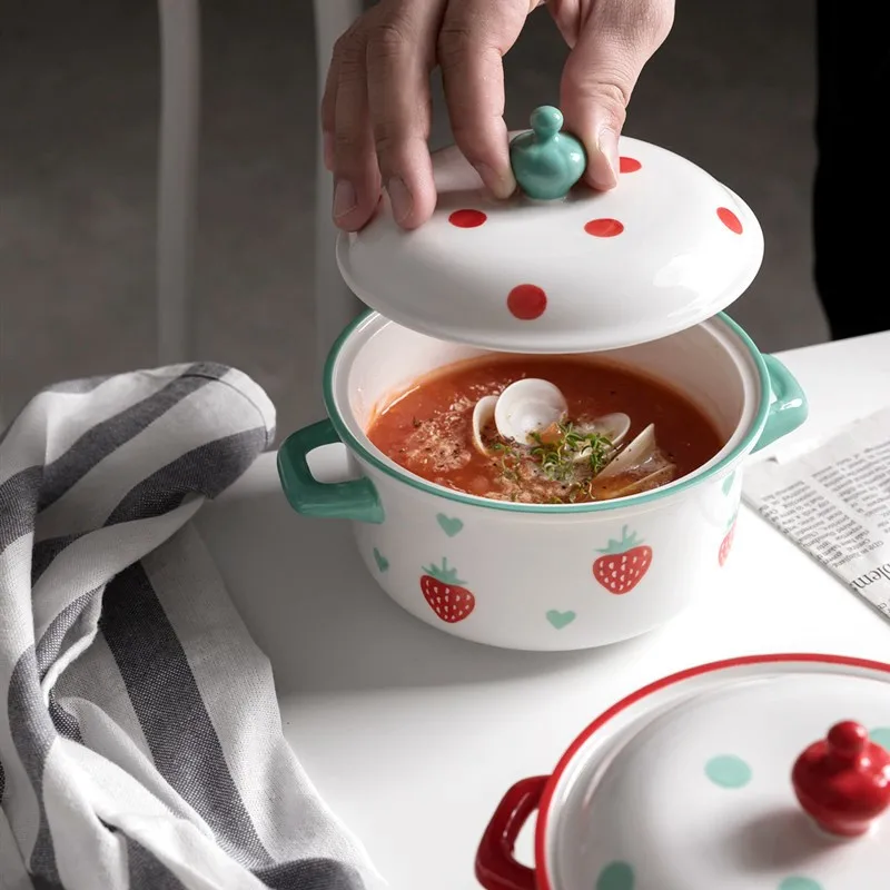 7-дюймовая миска для лапши JO LIFE фруктовый салат закуски посуда керамическая