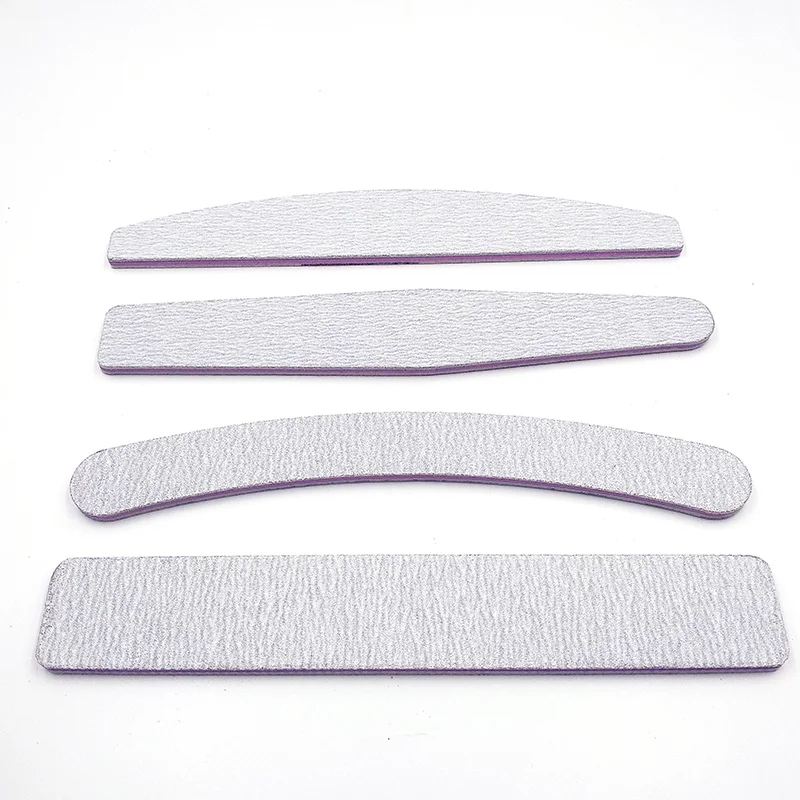 Professional Half Moon Nail file 100/180 Sandpaper nail Sanding Polishing files nails grinding equipment manicure | Красота и