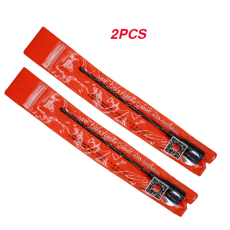 2PCS NAGOYA NA-701 SMA-антенна с гнездовым разъемом UHF VHF Dual Band антенна для Baofeng UV-5R UV-82 BF-888S иди и болтай Walkie Talkie “иди и NA701 антенны - Цвет: 2PCS