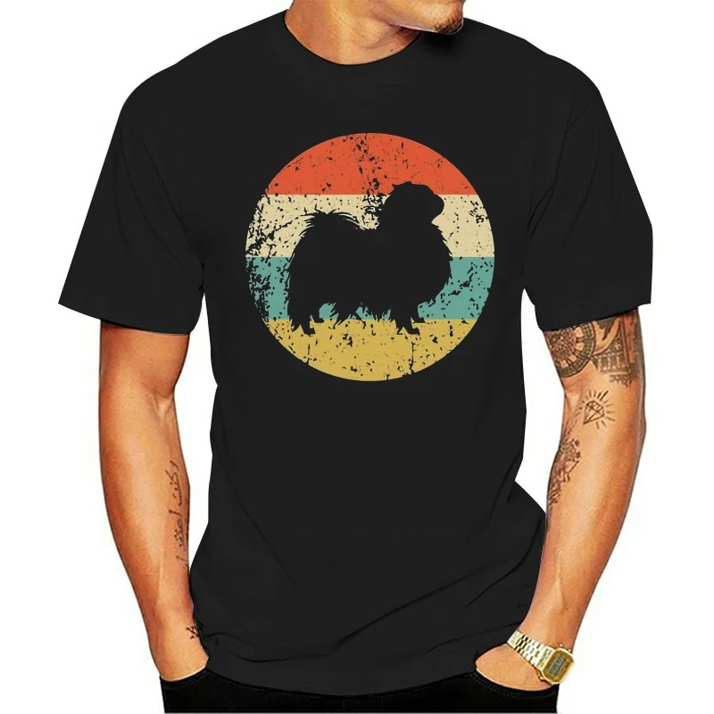 

Japanese Chin - Vintage Retro Japanese Chin Men'S- Dog Icon Latest 2021 New Year's t-shirt Style Tee