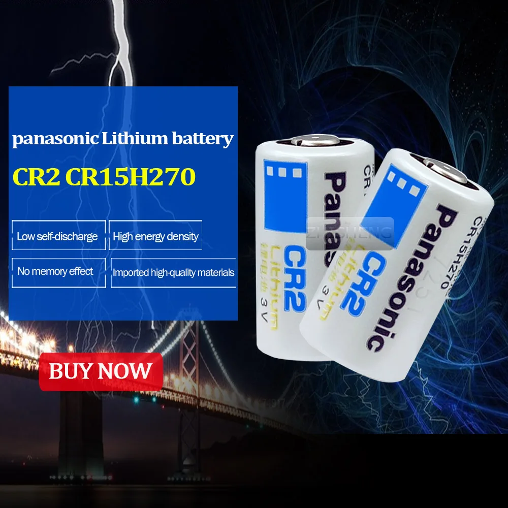 2 шт. литиевая батарея Panasonic CR2 CR15H270 CR15266 3 в 800 мАч для цифровой фотокамеры