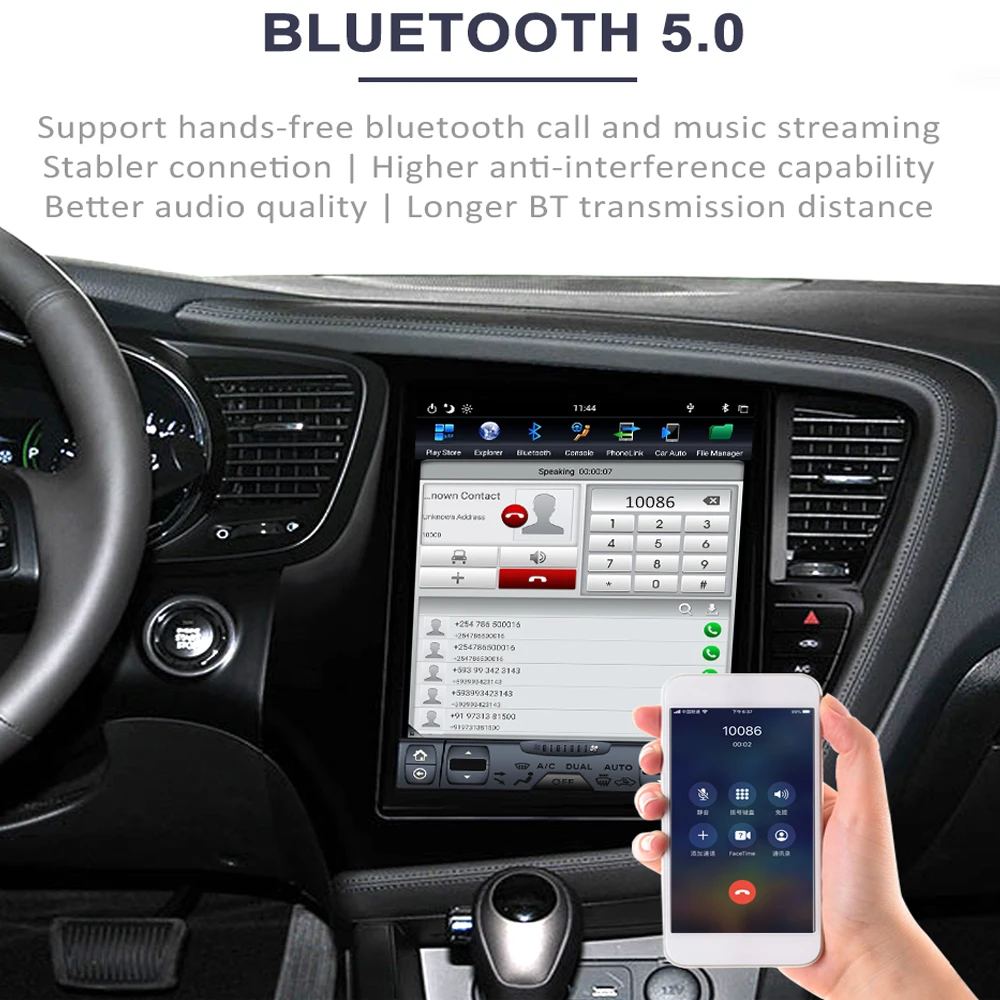 Android GPS Navigation Multimedia For Toyota Fortuner 2016- 2018 (Auto AC) With 4K Display DSP Wireless Carplay Car Radio Stereo |