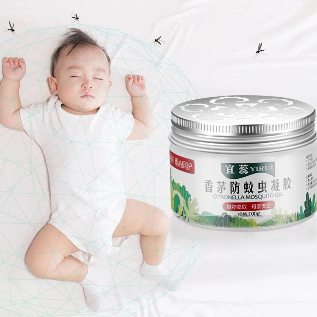 Available For Pregnant Children Natural Mosquito Repellent Scented Gel Protection Pure Citronella Anti-Insect Tool | Дом и сад