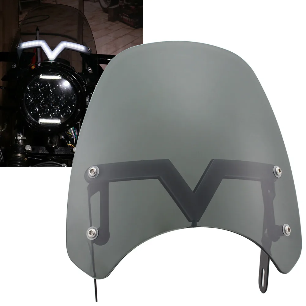 Универсальный 5 7 &quotРетро компактный спортивный дефлектор ветрового стекла