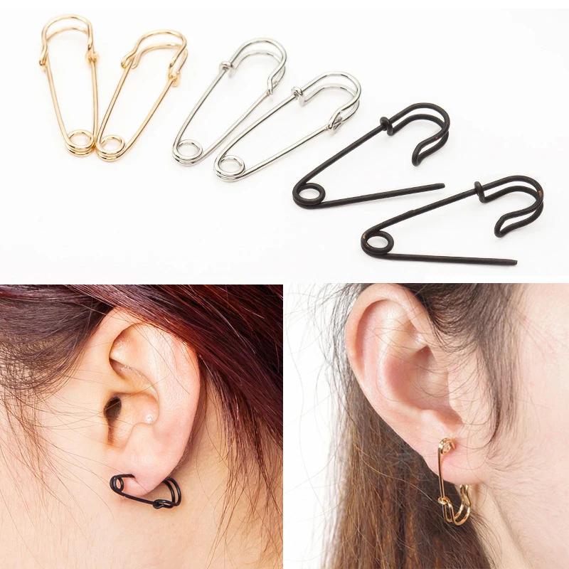 

Women Daily Life Metal Creative Design Earrings Ear Studs Ear Clip Clip-On Beauty Party Accessories Club