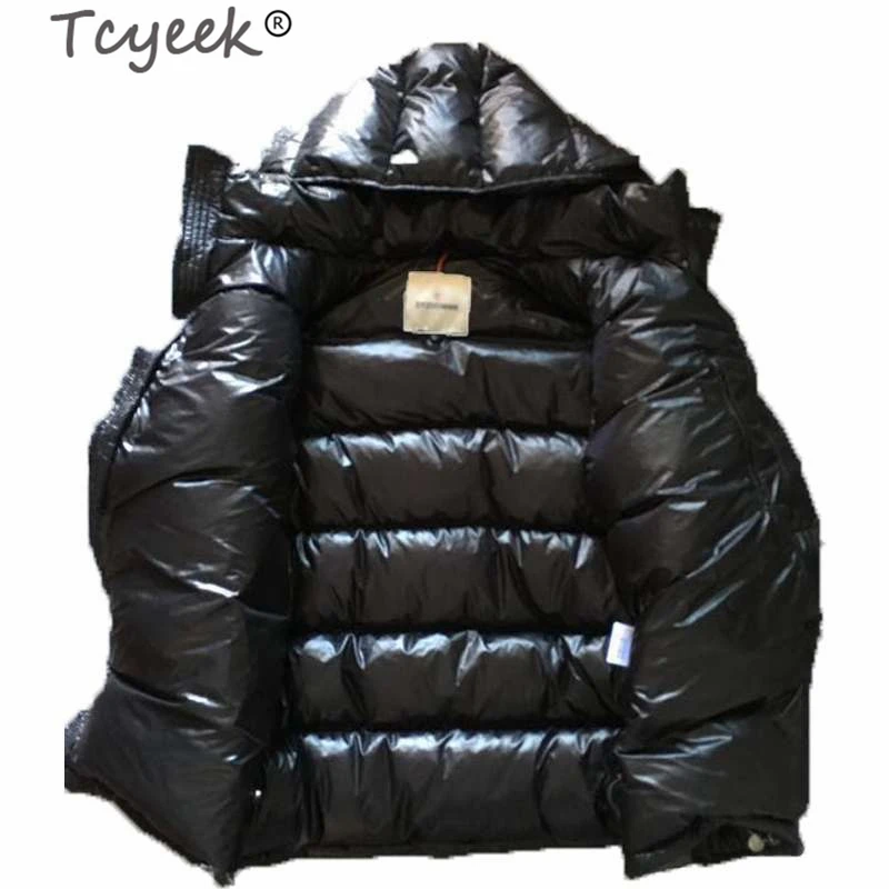 Tcyeek зимняя куртка мужская одежда корейский модный теплый короткий пуховик с капюшоном толстые мужские пуховики уличная одежда LW764