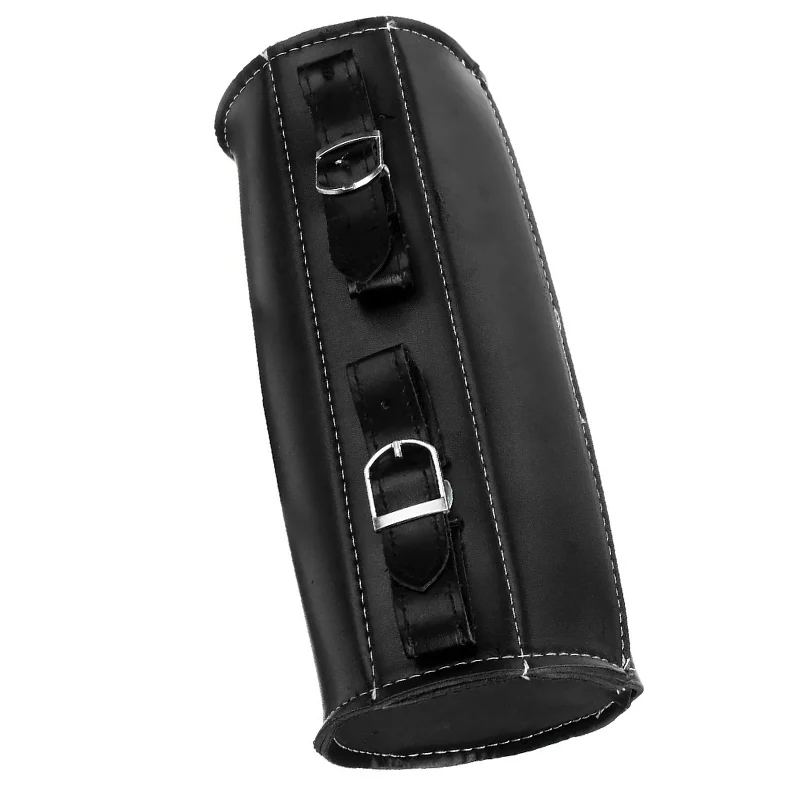 

Motorcycle Tool Bag Front Fork Electric Car Tail Handlebar Saddlebag Roll Barrel Storage For Motobike PU Leather Bag Dropshippin