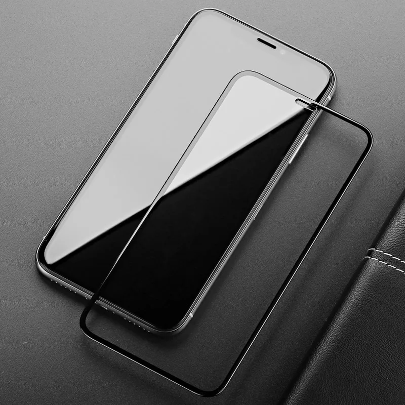 Полное покрытие закаленное стекло для iphone 11 Pro Max 0,3 мм 9H Защитное стекло для экрана для iphone 11 Pro X XR Xs Max стеклянная пленка