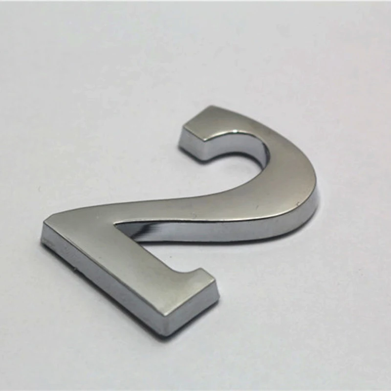 Горячая продажа 0-9 знак номер дома самоклеющиеся адрес цифра наклейка пластина