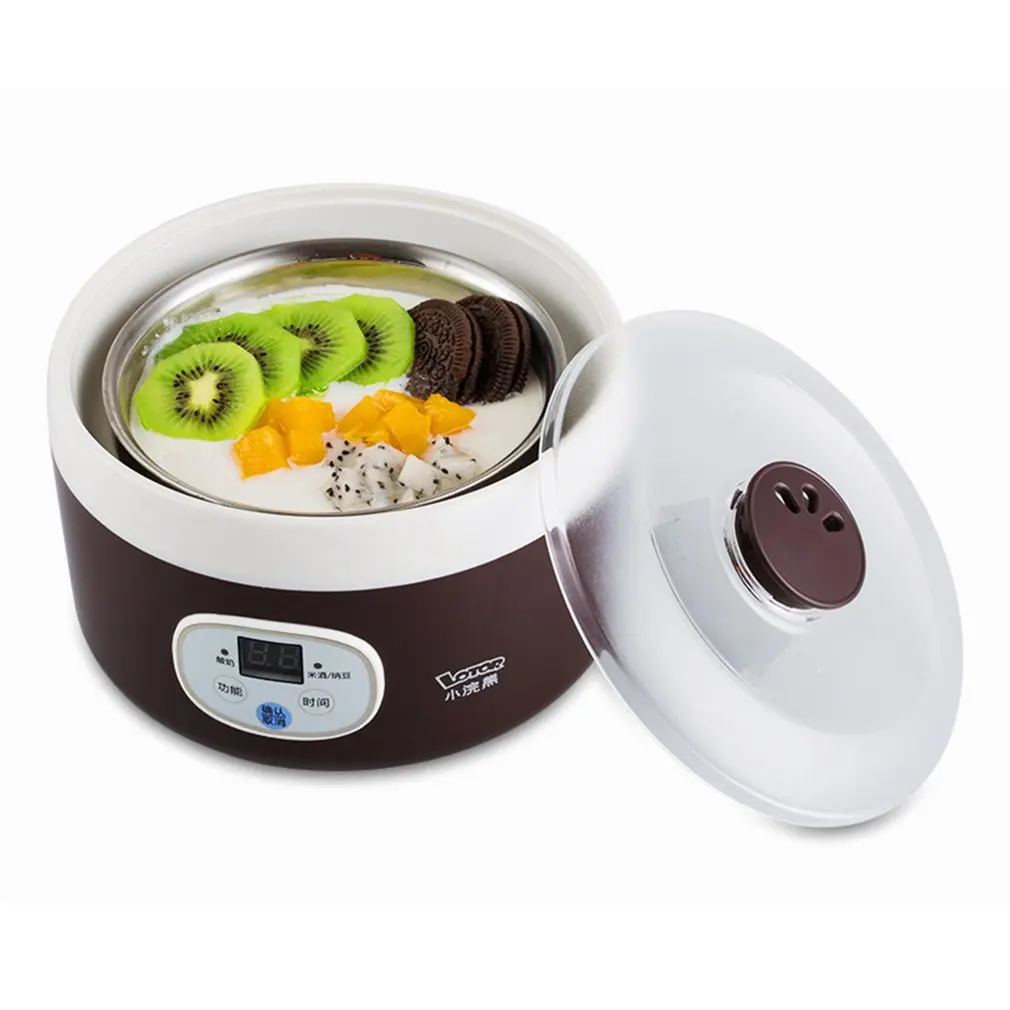 

TW-303A small raccoon yogurt machine - brown no cup is very good with very durable fermentation machine