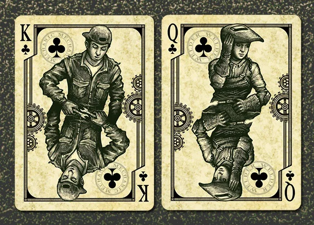 Hui qi Poker Bicycle White Blue Collar White Collar Blue-Collar Collection Bicycle Playing Cards