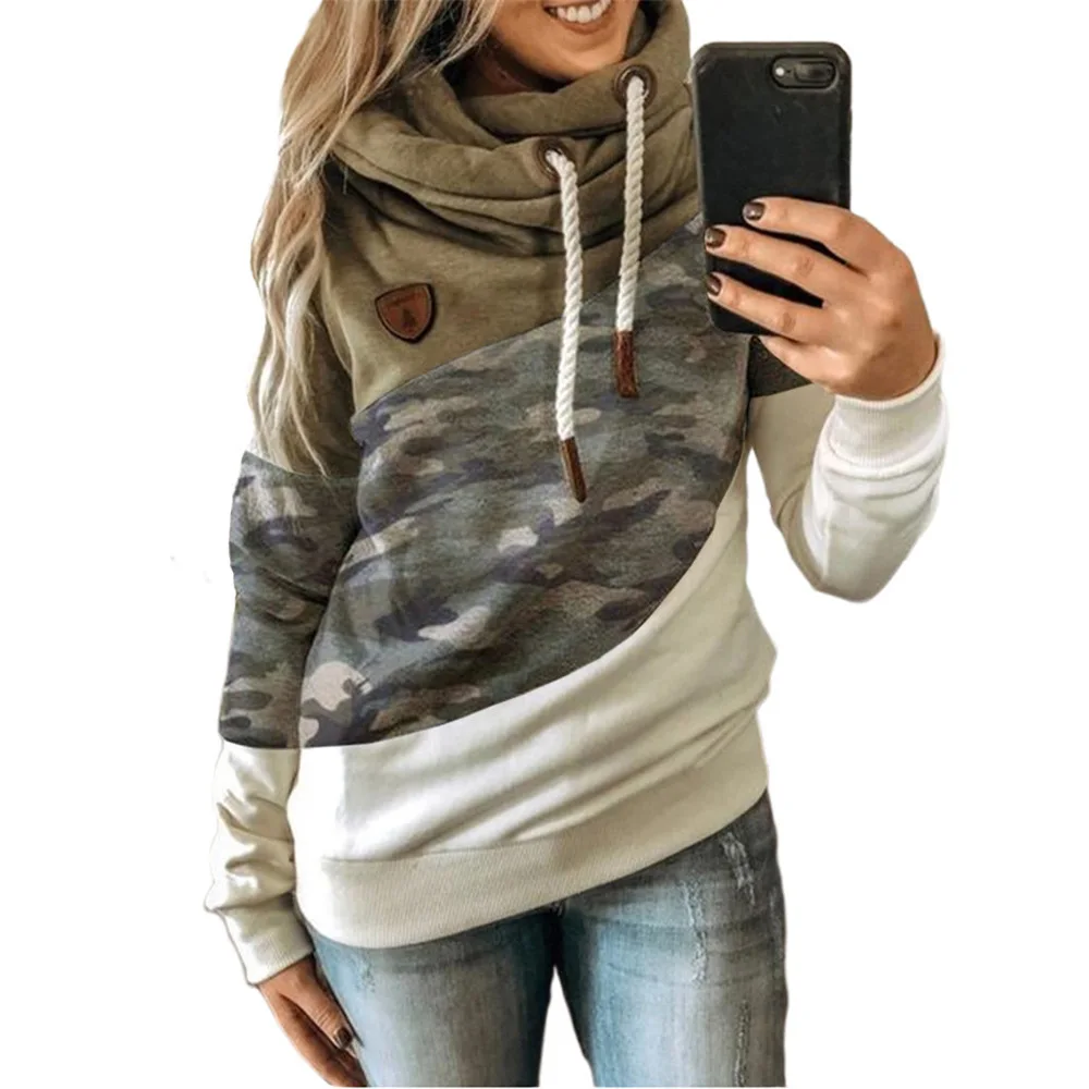 2021 Autumn And Winter New Hoodies Fashion Casual Patchwork Full Sweatshirt Women Cotton Fleece Pullovers Women'S Clothing Bts | Женская