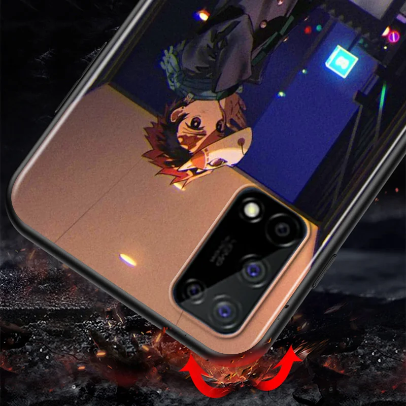 

Anime Demon Slayer Kimetsu no Yaiba For Honor X10 5G 10X 10i 10 9C 9S 9A 9i 9N 9X Pro 9 Lite Phone Case