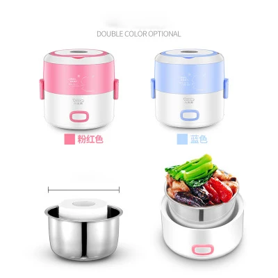 Мини рисоварка Электрический Теплоизолирующий Ланч бокс с подогревом