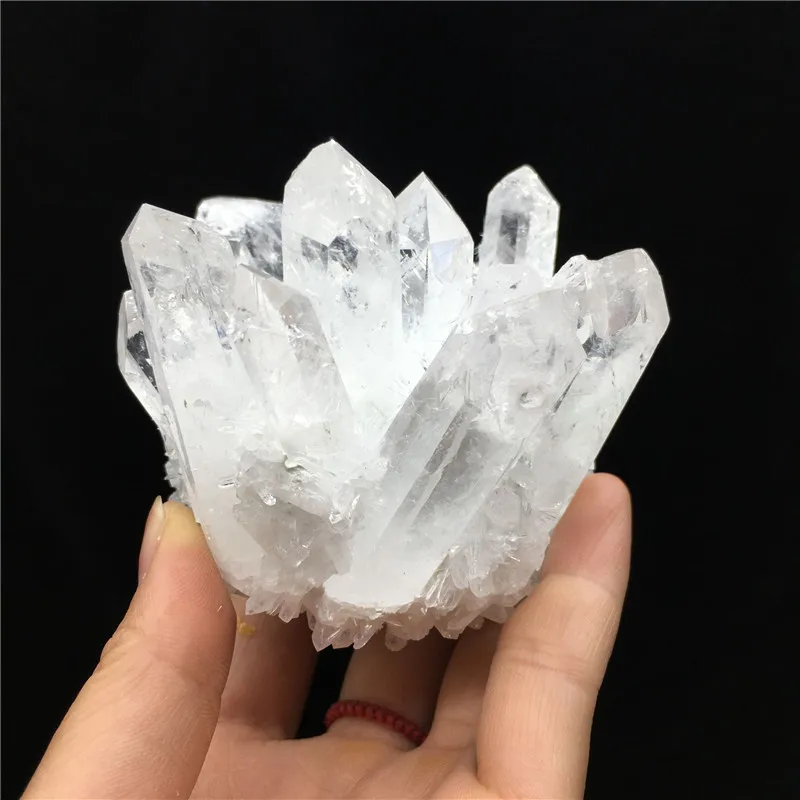 

Natural Clear Quartz Crystal Cluster Minerals for Meditation Positive Healing Chakra Reiki Stone Home Furnishing decoration