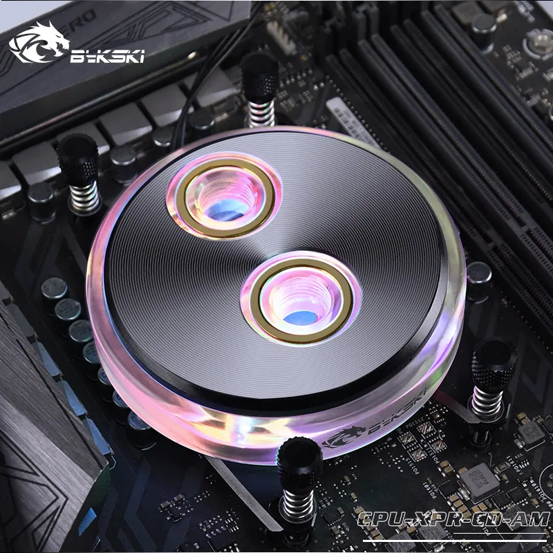 Радиатор водяного блока процессора BYKSKI для AMD Ryzen7/5/3 AM4 /AM3 + AM2 +/AM2/FM2 FM2/FM1 INTEL LGA11X LGA2011X