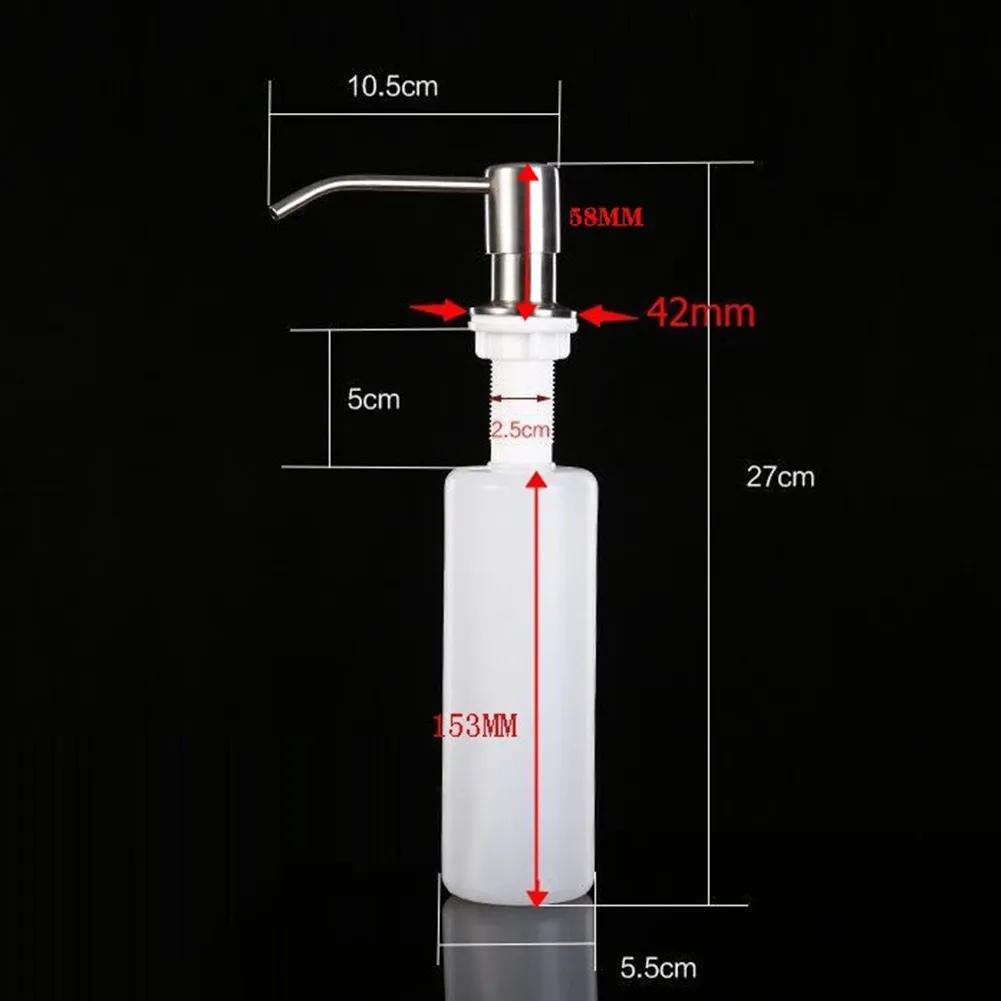 

Accessories Soap Dispenser Bottle Clear Dispenser Hand Household Kitchen