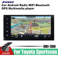 zaixi android car 2 din multimedia gps navigation for toyota sportsvan 20012009 vedio stereo radio audio wifi video map video