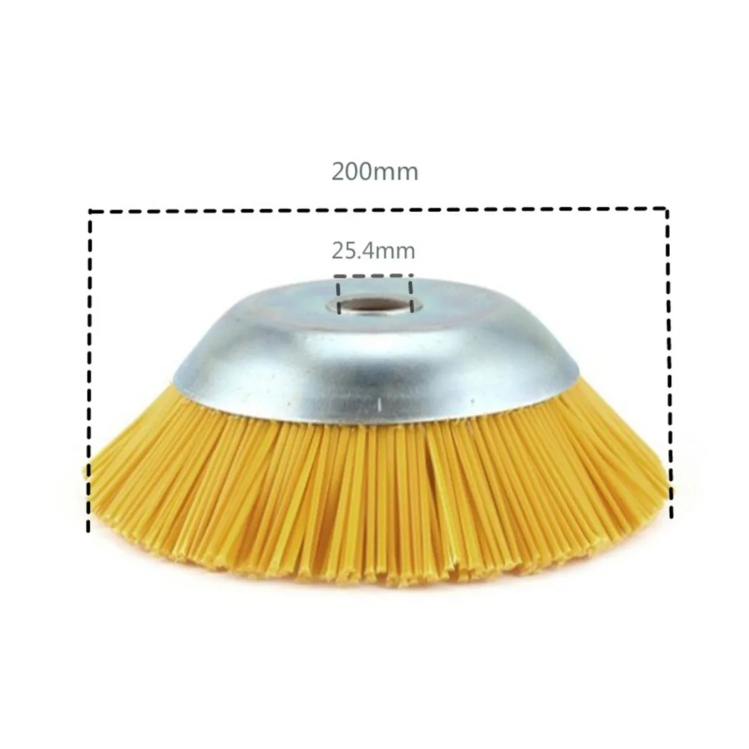 

1 Pcs Grass Trimmer Head 8 Inch 20*20*6 Nylon Steel Straw Rope Trim Wheel Head For Garden Tools Lawn Mower Accessories