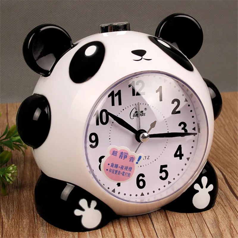 Студенческие бесшумные настольные часы креативные милые Мультяшные