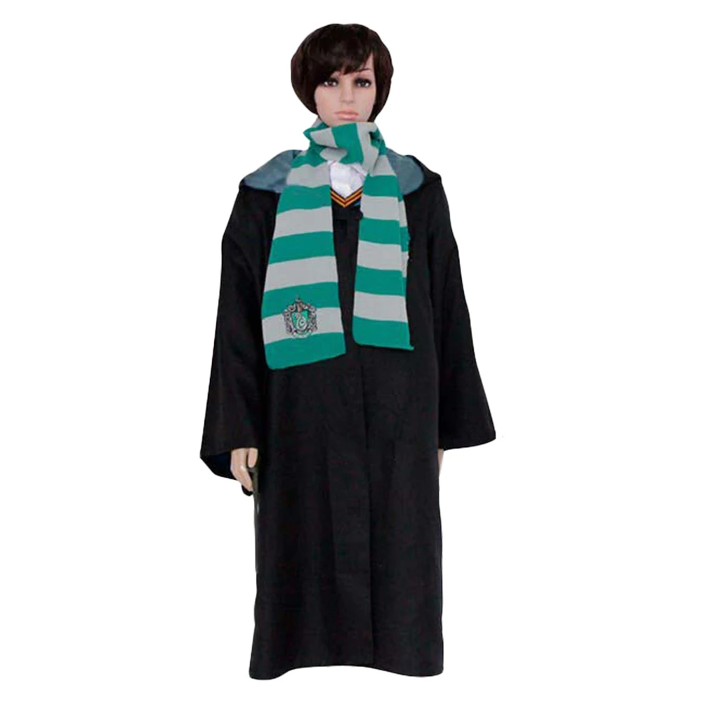 Детская толстовка с капюшоном Slytherin галстук для косплея плащ когтями костюмы