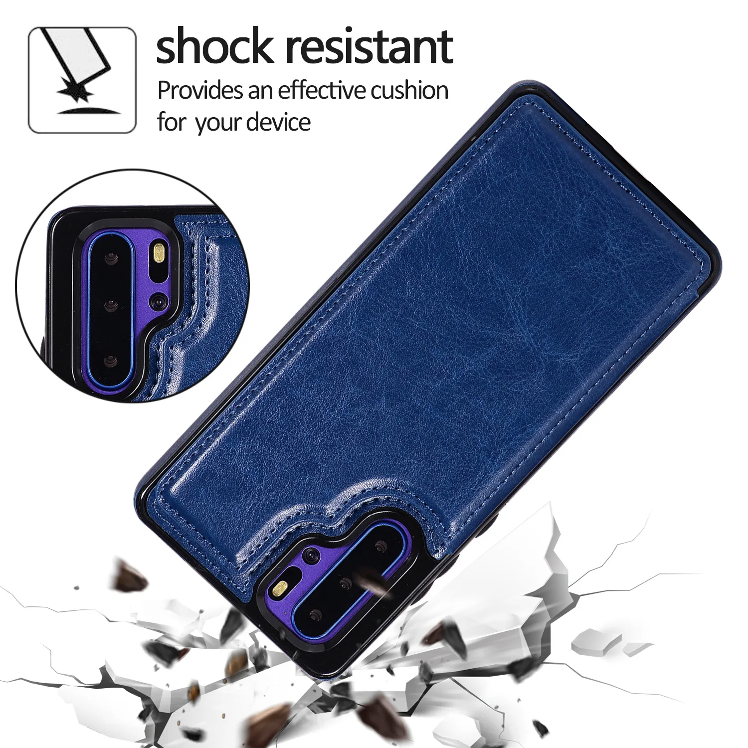 Многофункциональный чехол-кошелек с отделением для карт и подставкой телефона