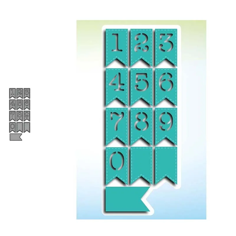 Цифровая этикетка 2 металлические режущие штампы порезная форма для украшения