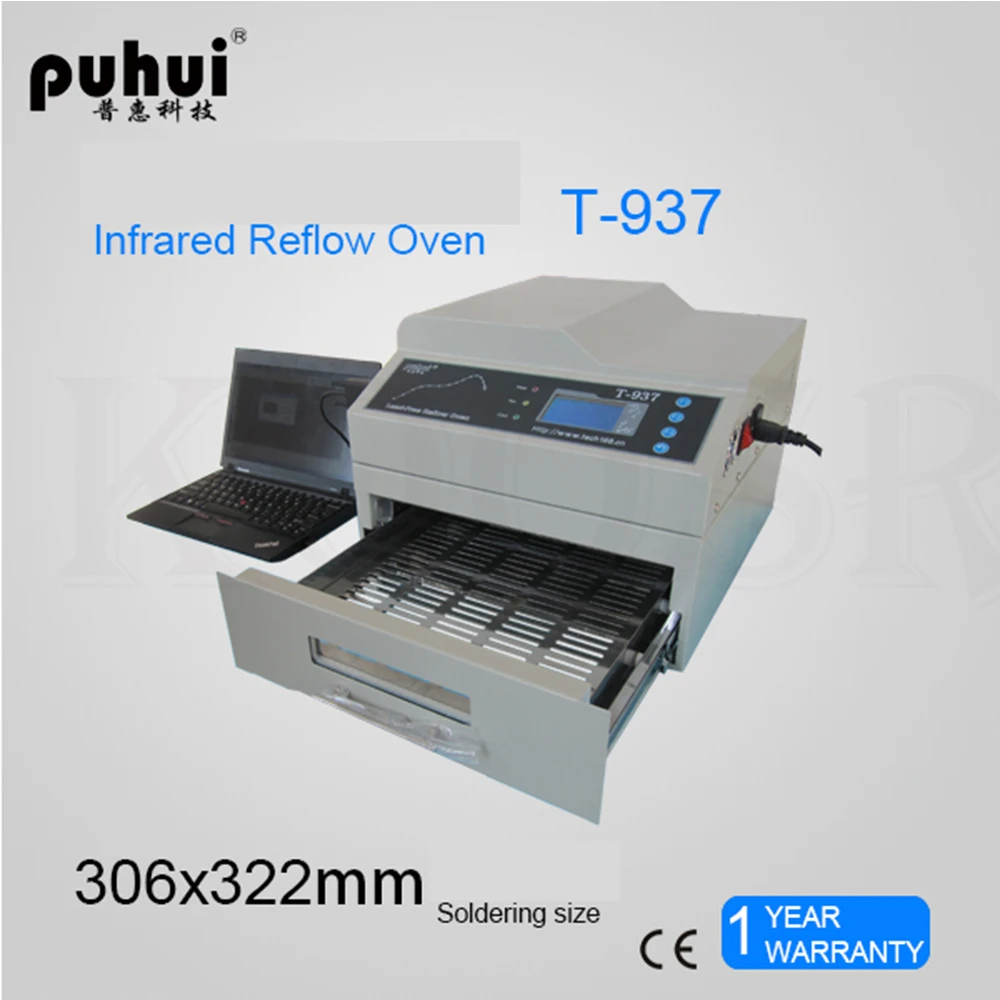 PUHUI авторизованный T-937 Leadfree Relow Oven инфракрасный IC НАГРЕВАТЕЛЬ паяльная печь BGA SMD SMT Rework Sation