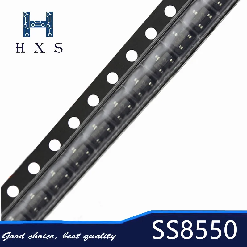 100 шт. SS8550 MMBT8550 MMBT8550LT1G SOT SMD транзистор Y2 23 SOT23 3 8550 Новый и оригинальный|Импульсный