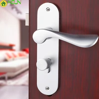 european space aluminum white hand lock indoor door hold hand lock bedroom lock wooden doors lock