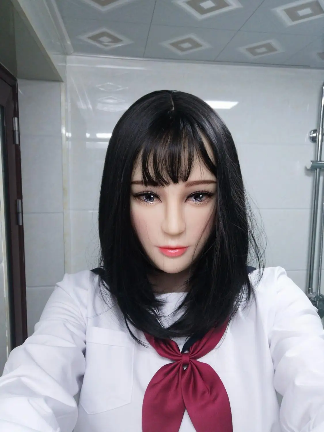 

DMS Realistic Crossdress Silicone Female Half/Full Face Kigurumi Cosplay Mask Crossdresser DOLL Mask Drag Queen Transgender
