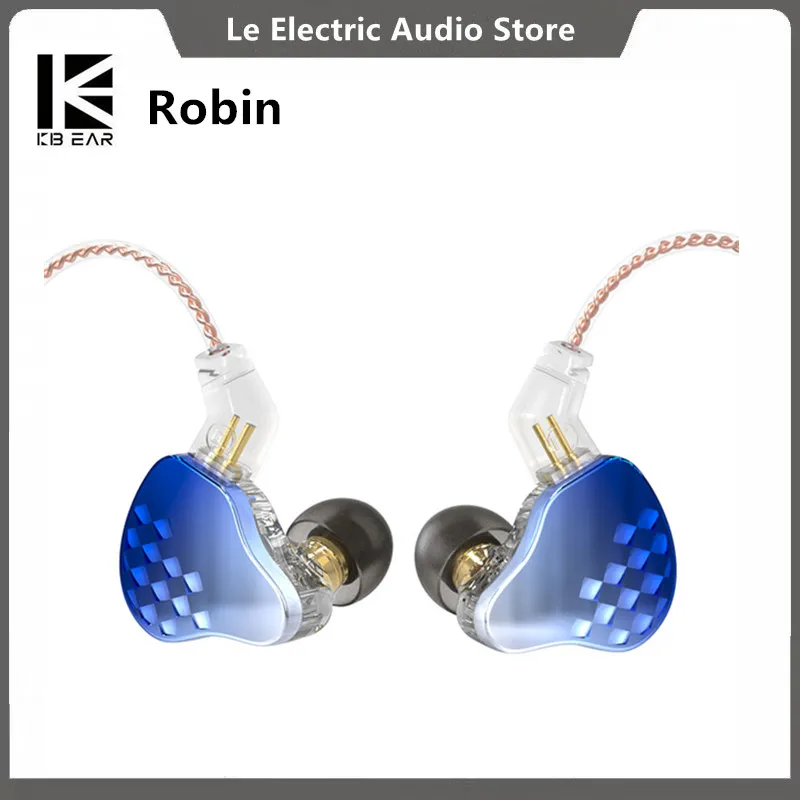 

Наушники-вкладыши KBEAR Robin, 10 мм, 1DD + 4BA, гибридные, 2 контакта, 0,78 мм, наушники из цинкового сплава с гальваническим покрытием, улучшенные наушни...