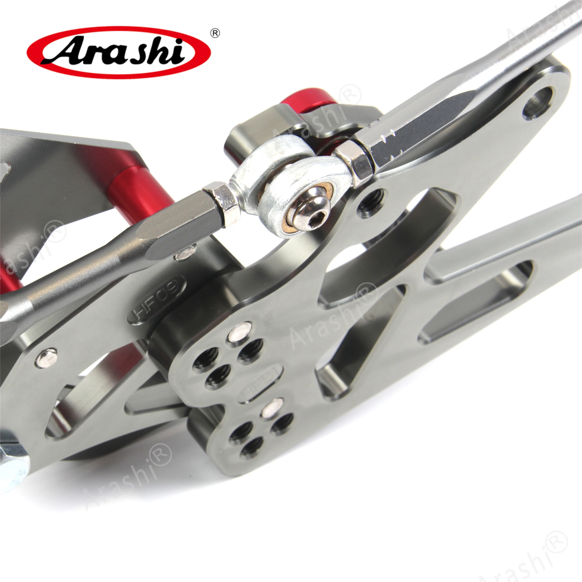 Араши CNC Регулируемая подставка для ног YAMAHA YZF R1 2005 2006 подножки задние комплекты