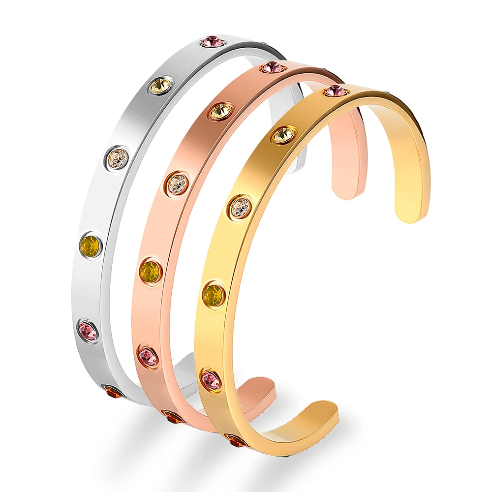 Модные Роскошные брендовые браслеты для влюбленных женщин Серебряный Золотой