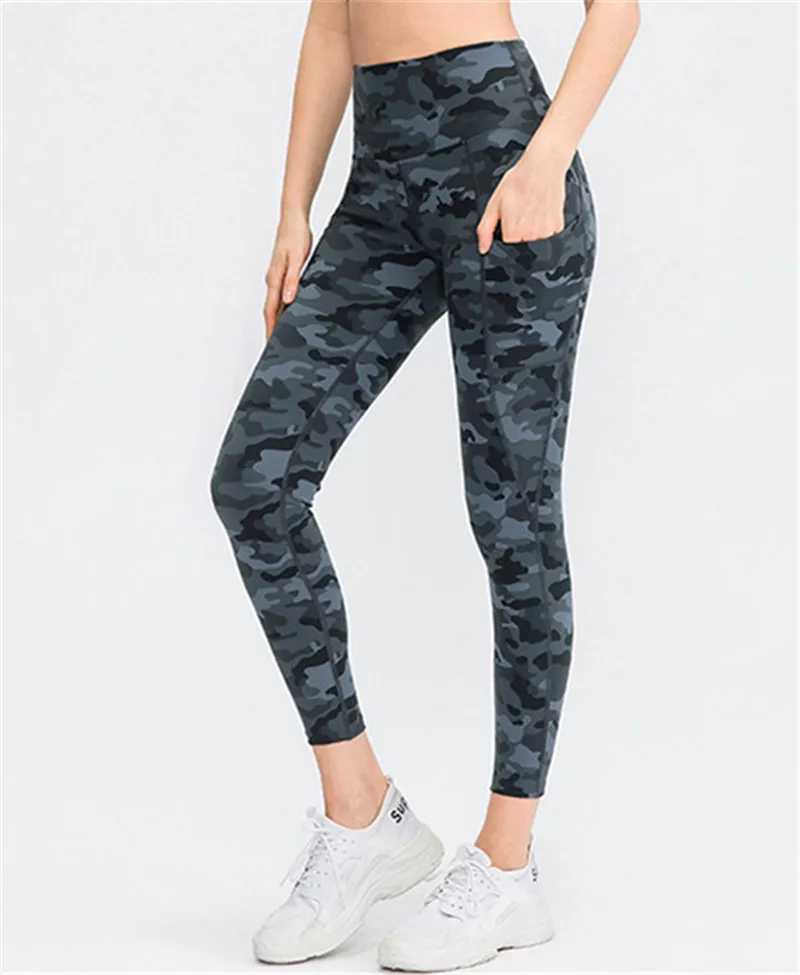 

Seamless Leggings Women High Waist Elastic Yoga Pants Camo Squat Proof Sexy GYM Fitness Sport Booty Scrunch Running Tights