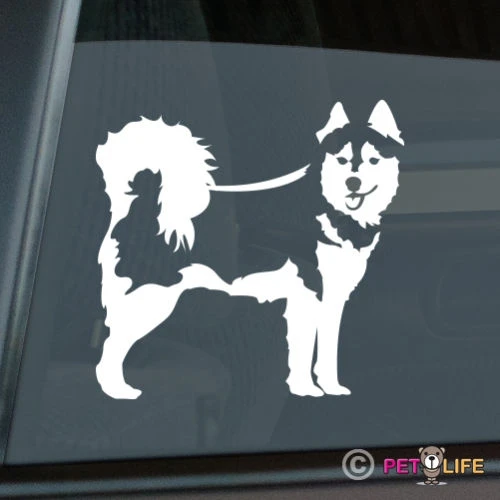 Наклейка Klee Kai из аляски высечка винил-akk Автомобильная наклейка | Автомобили и
