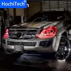 Для Mercedes-benz GL-Class GL350 GL320 GL450 GL500 GL550 2007-2012 многоцветные светодиодные фары RGB Halo Angel Demon Eyes кольца