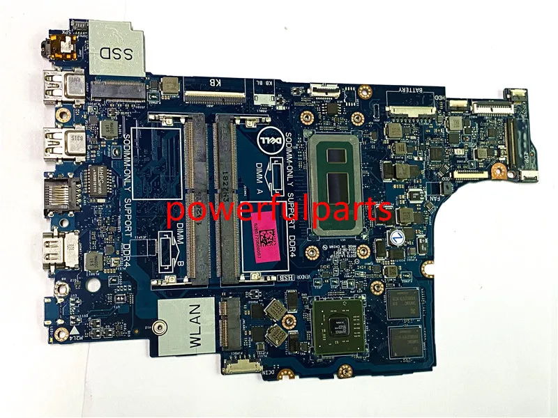 100% рабочая для DELL VOSTRO 3481 материнская плата 14 &quotIntel SREJQ i5 8265U EDI73 LA G711P 0XC07X XC07X