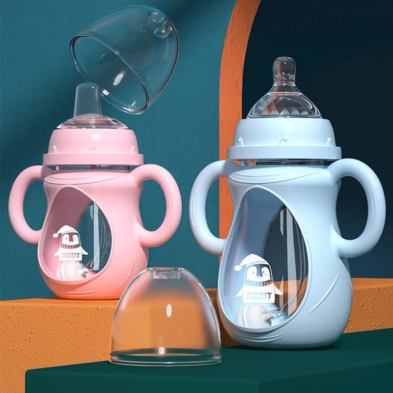 Стеклянные детские бутылочки питьевая чашка детская бутылочка для кормления