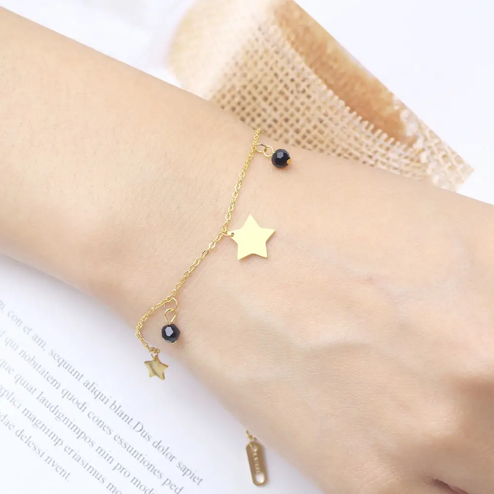 Женский браслет из нержавеющей стали в форме сердца с цепочкой | Украшения и